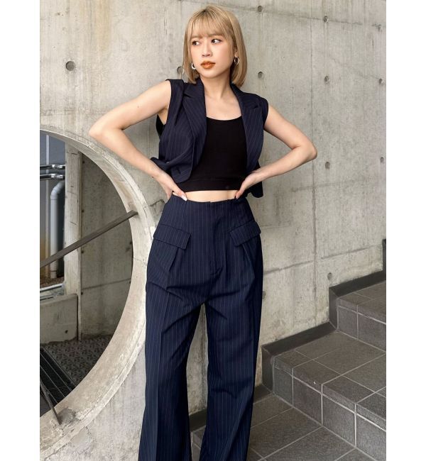 MURUA「パイピングポケットセンタープレスパンツ」|その他|