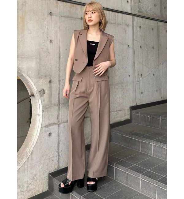 MURUA「パイピングポケットセンタープレスパンツ」|その他|