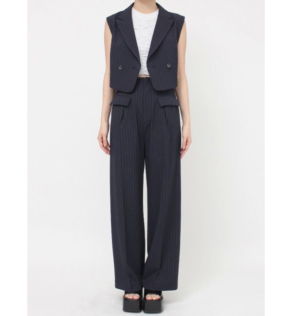 MURUA「パイピングポケットセンタープレスパンツ」|その他|