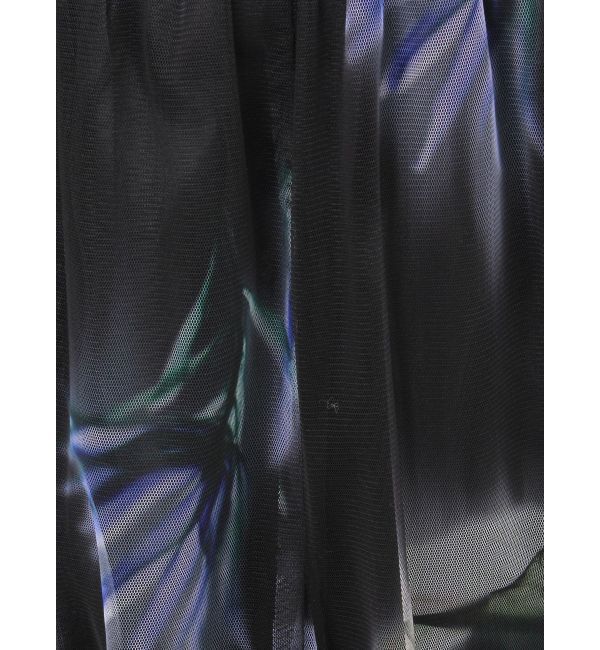 MURUA「ブラーフラワーフレアスカート」|スカート|