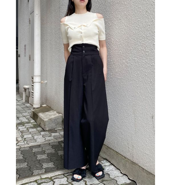 MURUA「オフショルカーデドッキングニット」|ニット・セーター|