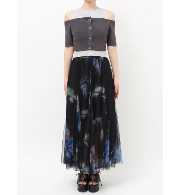 MURUA「オフショルカーデドッキングニット」|ニット・セーター|