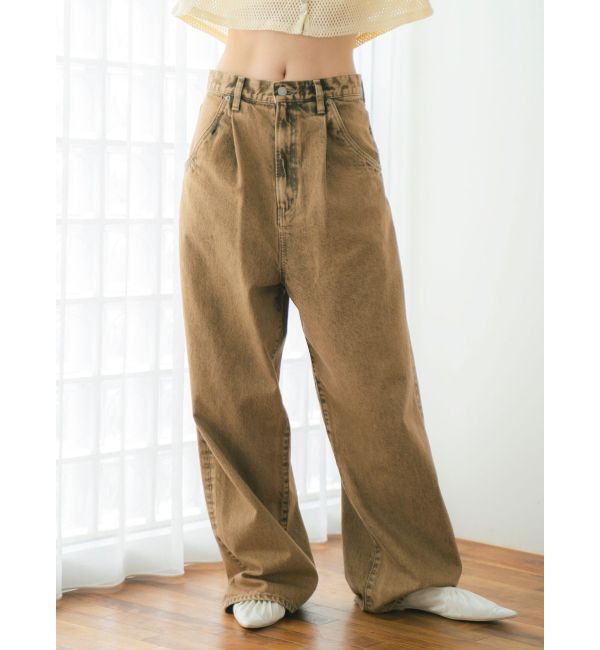 Ungrid「ブリーチルーズデニム」|デニム|