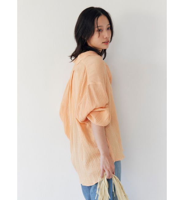 Ungrid「楊柳ビッグルーズシャツ」|シャツ・ブラウス|