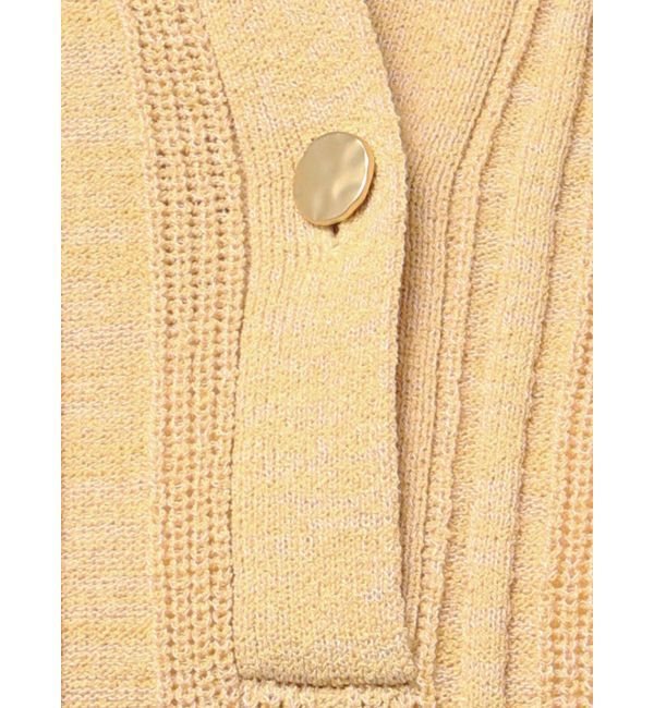 LAGUNAMOON「【追加生産】シャツカラーメランジニットワンピース」|ワンピース|