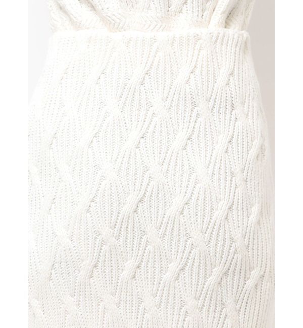 LAGUNAMOON「【POLO BCSコラボ】コットンケーブルニットカーディガンスカートセットアップ」|ワンピース|