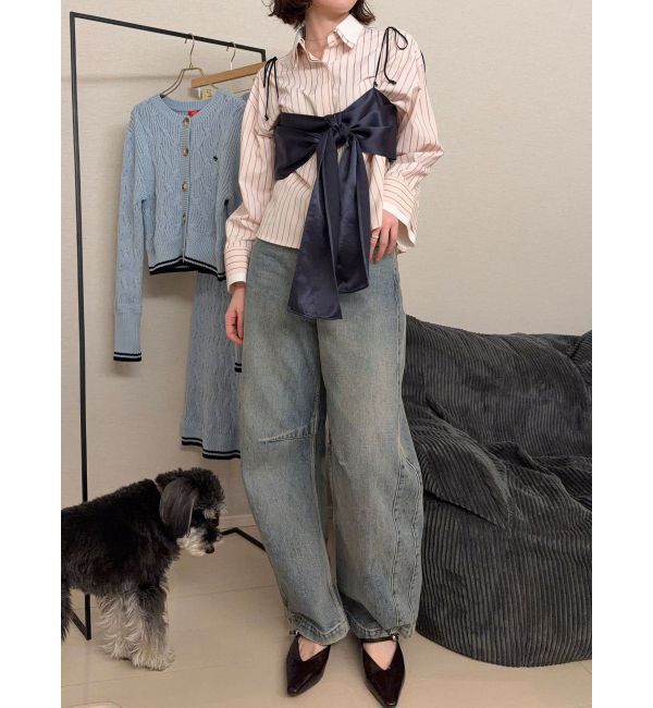 LAGUNAMOON「【POLO BCSコラボ】レイヤードカラーカフスシャツ」|シャツ・ブラウス|