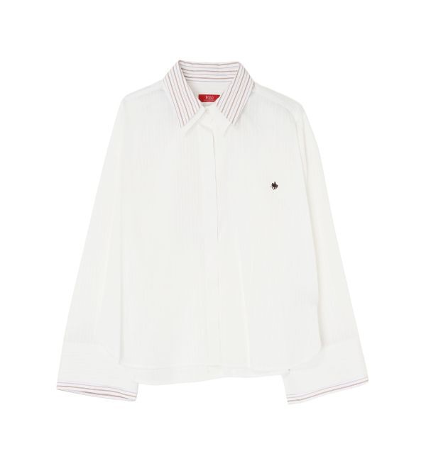 LAGUNAMOON「【POLO BCSコラボ】レイヤードカラーカフスシャツ」|シャツ・ブラウス|