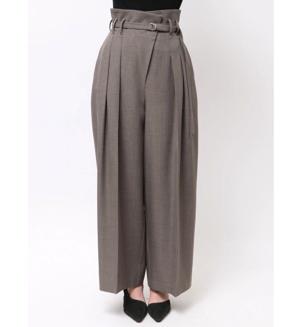 LAGUNAMOON「アシメデザインベルトタックパンツ」|その他|