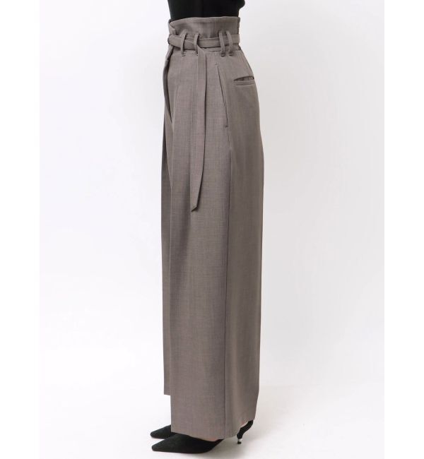 LAGUNAMOON「アシメデザインベルトタックパンツ」|その他|