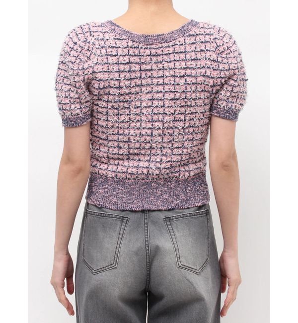 LAGUNAMOON「ツイードニットカーディガン」|カーディガン|