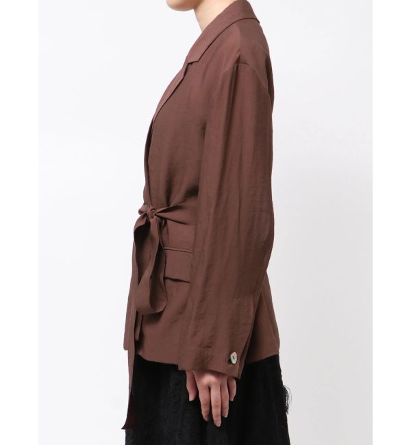 LAGUNAMOON「シェルボタンシアージャケット」|テーラードジャケット|