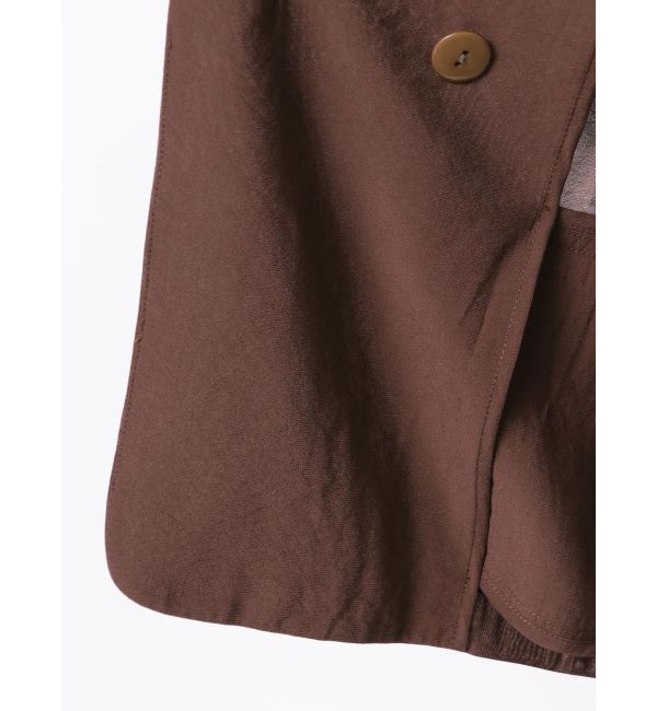 LAGUNAMOON「シェルボタンシアージャケット」|テーラードジャケット|