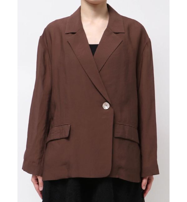 LAGUNAMOON「シェルボタンシアージャケット」|テーラードジャケット|