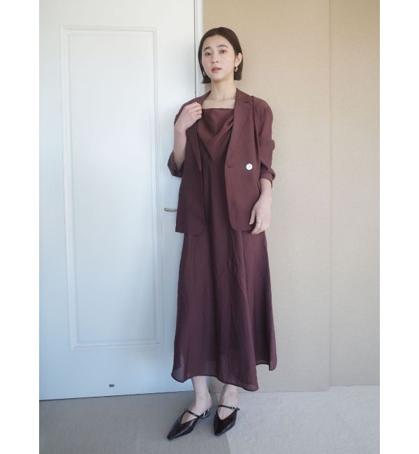 LAGUNAMOON「バックリボンフレアシアーワンピース」|ワンピース|