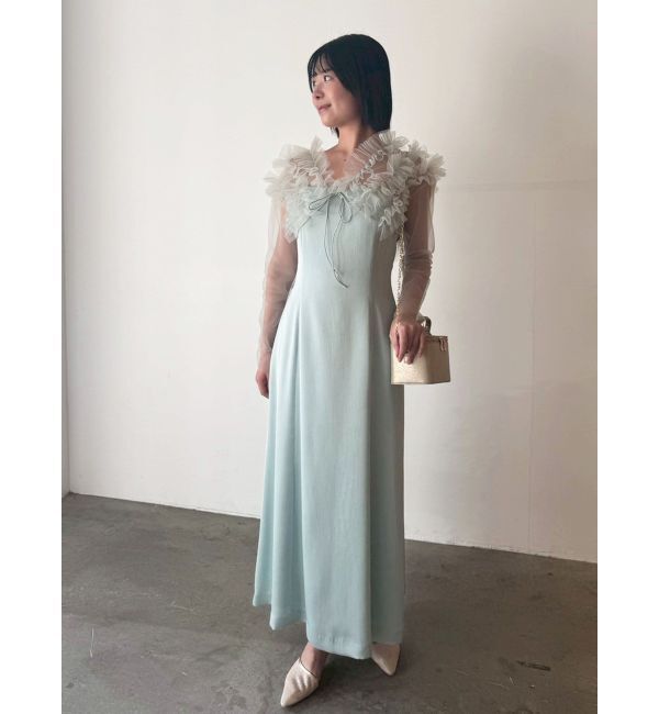 LAGUNAMOON「LADYチュールボレロキャミワンピース」|ドレス|