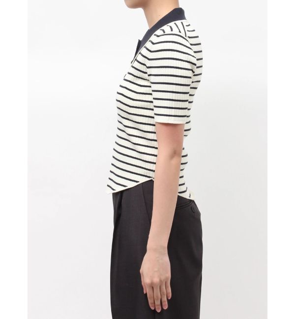 LAGUNAMOON「カラーネックラインニットプルオーバー」|ニット・セーター|