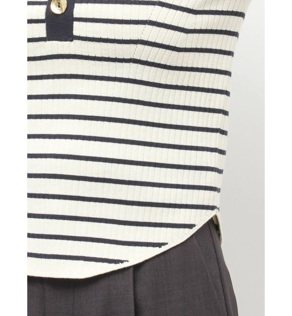 LAGUNAMOON「カラーネックラインニットプルオーバー」|ニット・セーター|