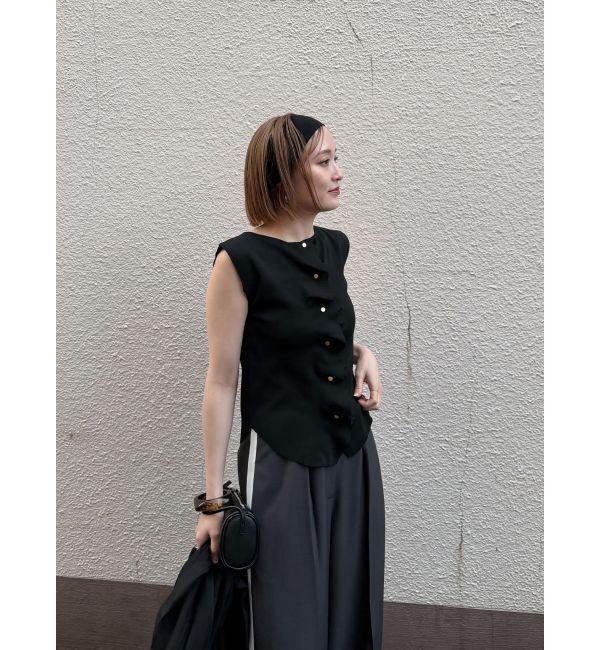 LAGUNAMOON「ボタンウェーヴィニットプルオーバー」|ニット・セーター|