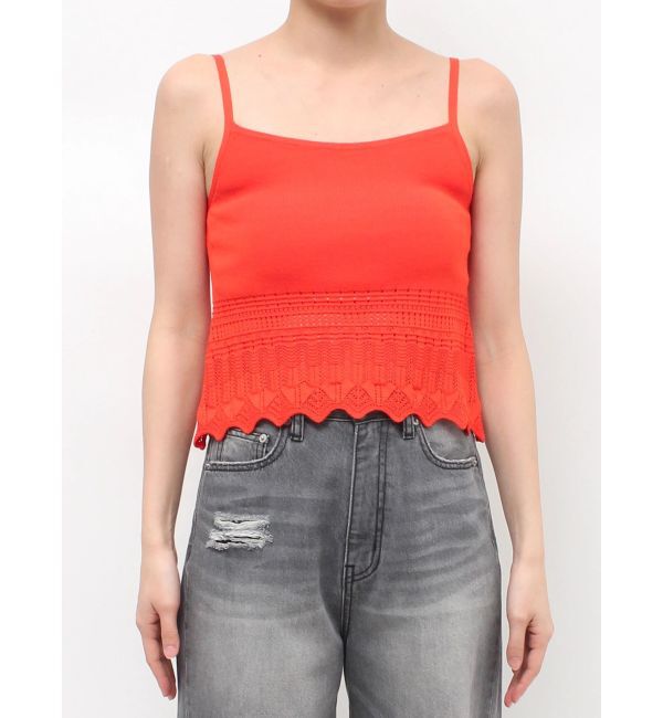 LAGUNAMOON「スカラップヘムレースニットアンサンブル」|ニット・セーター|