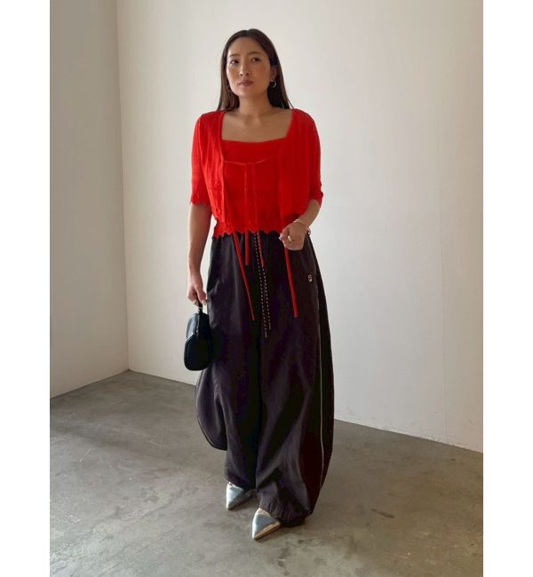 LAGUNAMOON「スカラップヘムレースニットアンサンブル」|ニット・セーター|