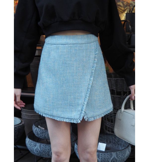 EVRIS「ツイードミニスカート【セットアップ着用可能】」|スカート|