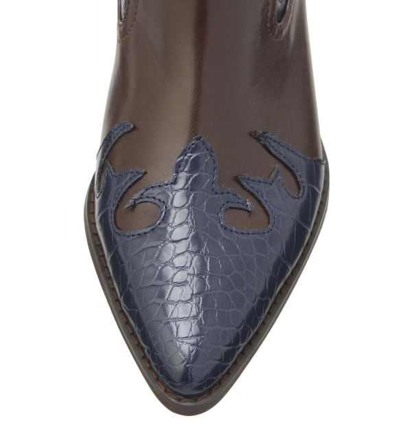 EVRIS「エッジデザインウエスタンブーツ」|ロングブーツ|