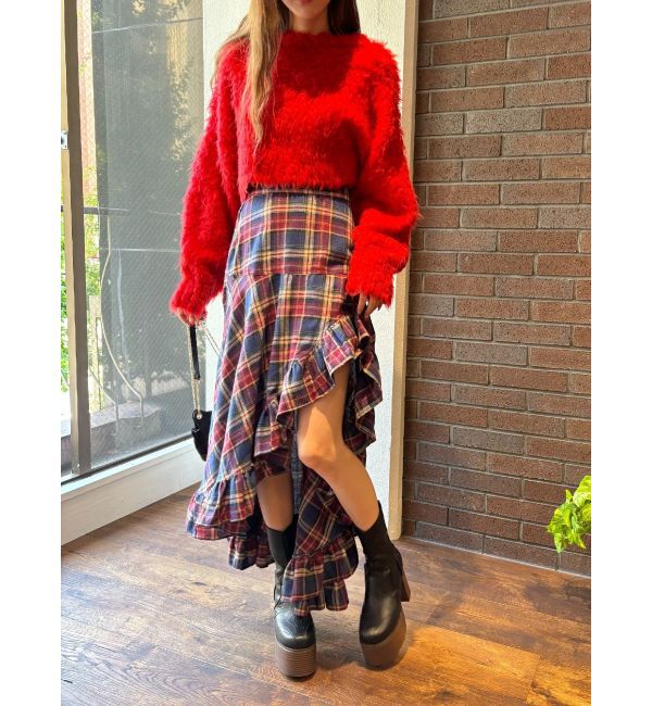 EVRIS「ウエスタンデザインプラットフォームブーツ」|ショートブーツ|