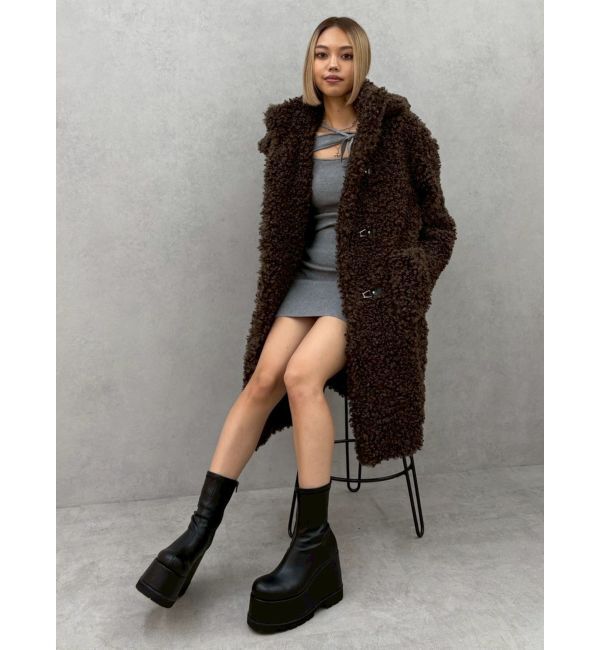 EVRIS「フェイクファーダッフルコート」|ダッフルコート|