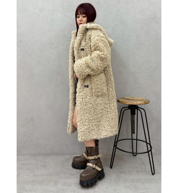 EVRIS「フェイクファーダッフルコート」|ダッフルコート|