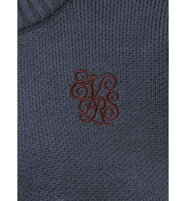 EVRIS「ワンポイントロゴニットロンパース」|オールインワン|