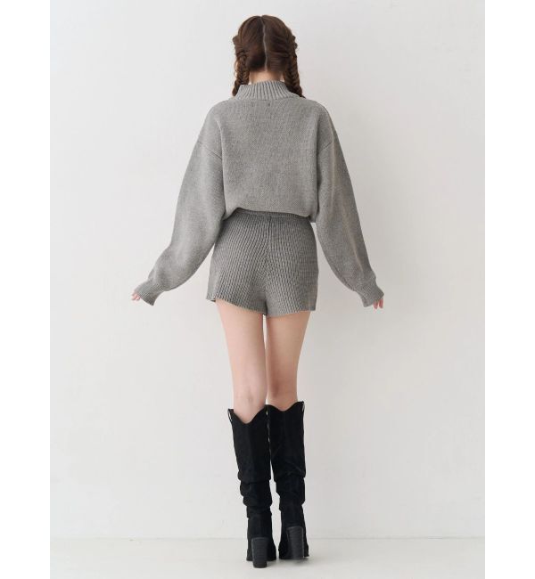 EVRIS「ワンポイントロゴニットロンパース」|オールインワン|