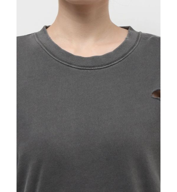 EVRIS「ピグメントダメージスウェットトップス」|スウェット・ジャージ|