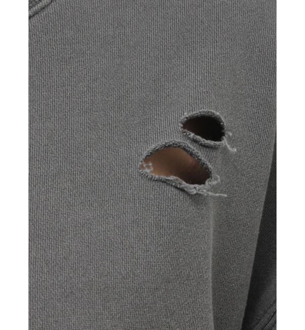 EVRIS「ピグメントダメージスウェットトップス」|スウェット・ジャージ|