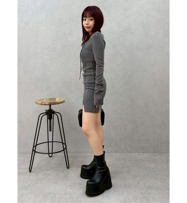 EVRIS「カットタイトミニワンピース」|ワンピース|