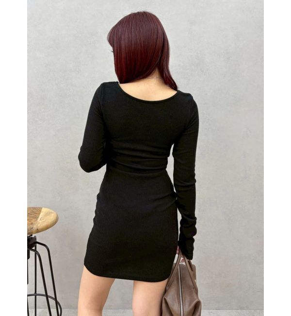 EVRIS「カットタイトミニワンピース」|ワンピース|