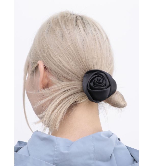 jouetie「ローズモチーフヘアゴム」|ヘアゴム・シュシュ|ブラック