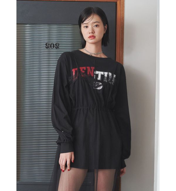 jouetie「チュールレイヤードロングワンピース」|ワンピース|