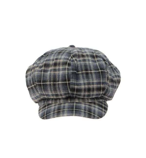 jouetie「チェックパターンビッグキャスケット」|キャップ・キャスケット|