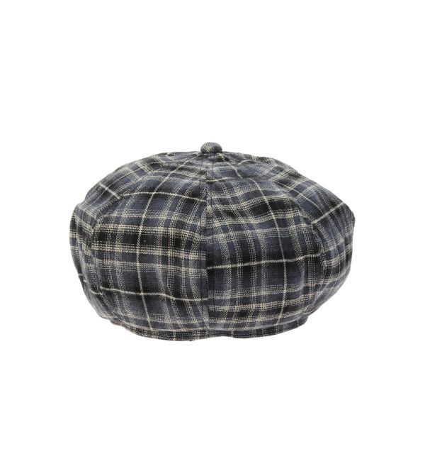 jouetie「チェックパターンビッグキャスケット」|キャップ・キャスケット|