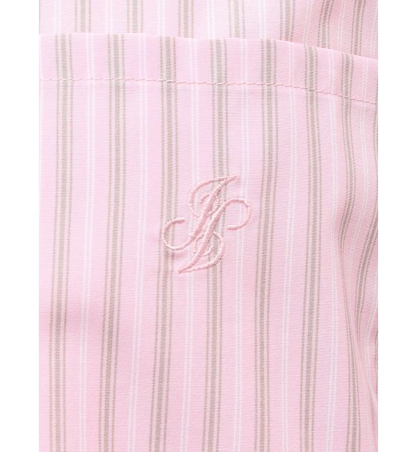 jouetie「ショルダーフリルリボンタイBIGシャツ」|シャツ・ブラウス|