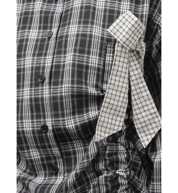 jouetie「ギャザーリボンルーズシャツ」|シャツ・ブラウス|