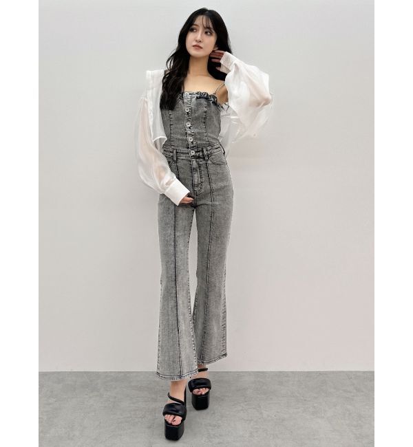 GYDA「SHEERショートシャツ」|シャツ・ブラウス|