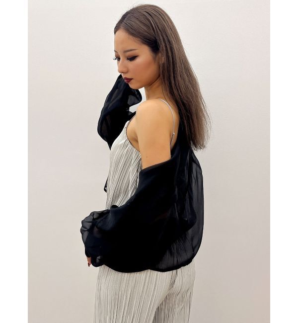 GYDA「SHEERショートシャツ」|シャツ・ブラウス|