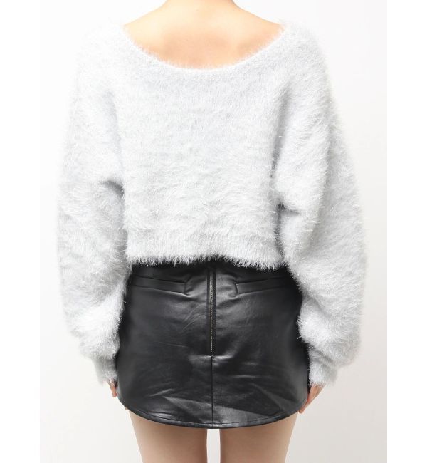 GYDA「ラメシャギーニットカーディガン」|カーディガン|