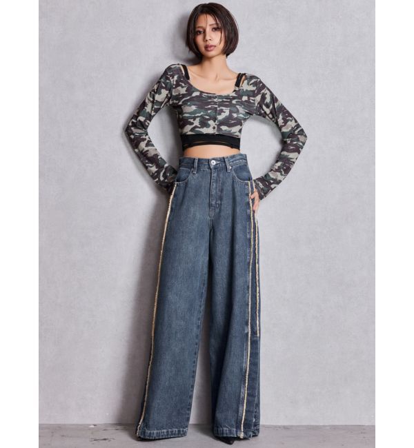 GYDA「シアーショートトップス」|Tシャツ・カットソー|