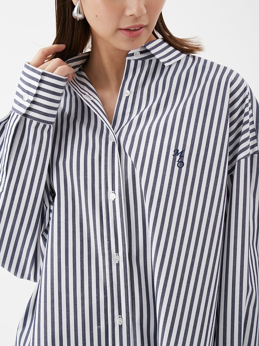 Mila Owen「2WAYカシュクールーオーバーサイズシャツ」|シャツ・ブラウス|