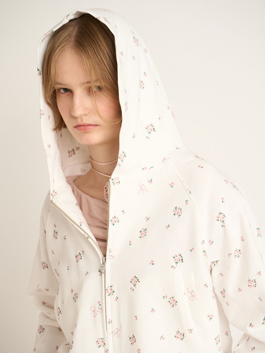 FURFUR「【限定カラー】フラワープリントパーカー」|パーカー|