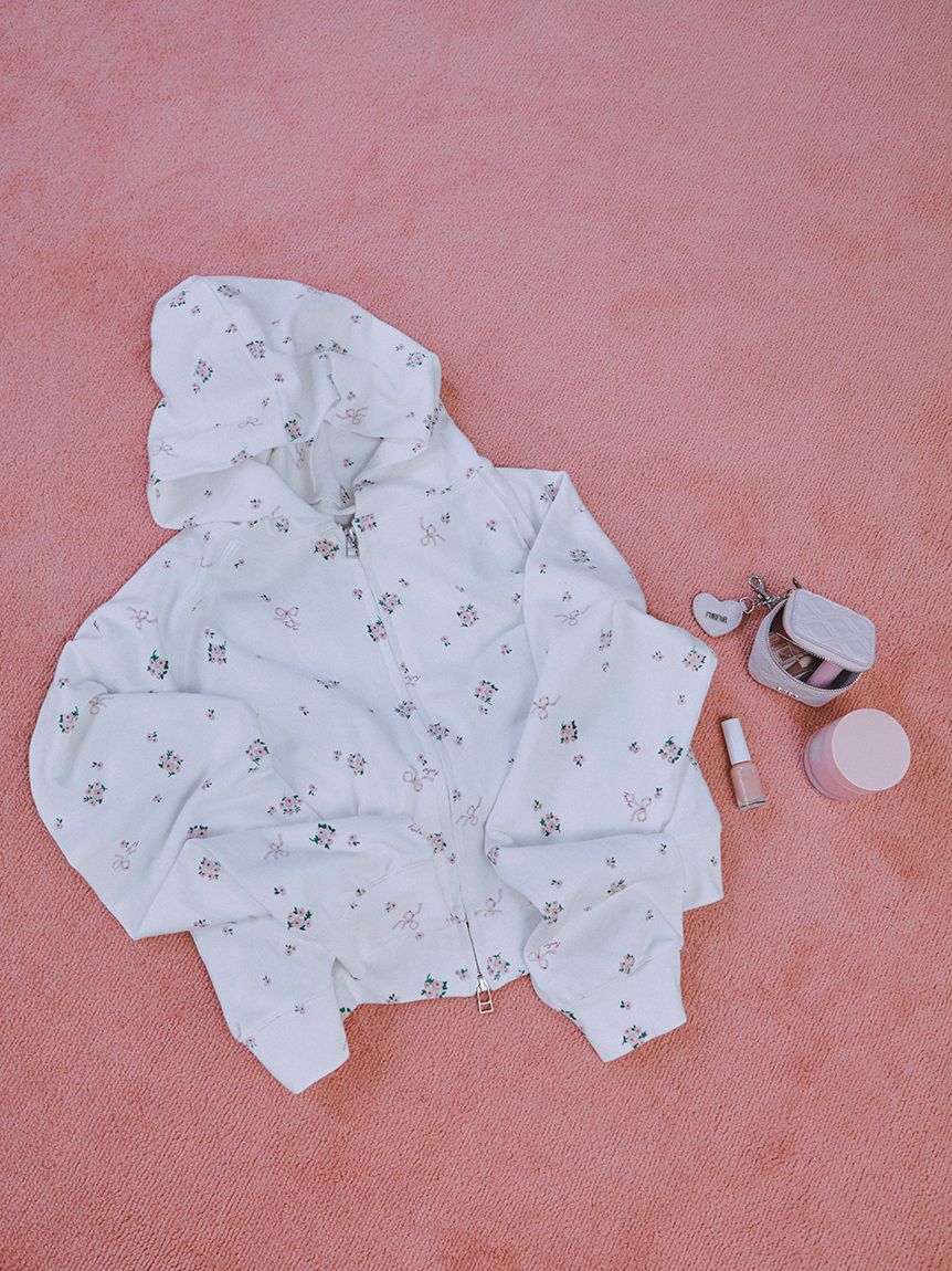 FURFUR「【限定カラー】フラワープリントパーカー」|パーカー|