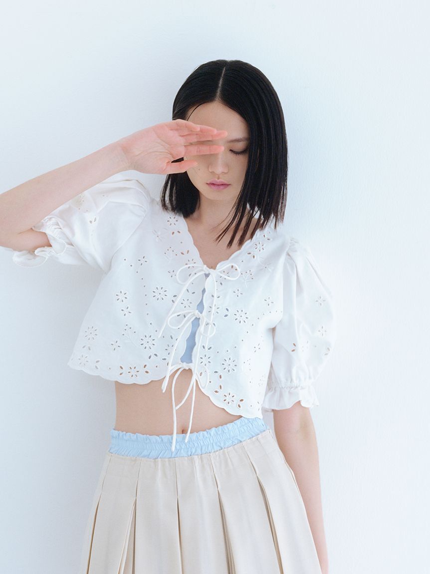 FURFUR「ロゴ刺繍バンドゥブラトップ」|インナー|